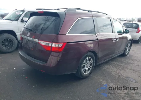 2011 Honda Odyssey Ex-L from USA, damaged, VIN 5FNRL5H65BB096443